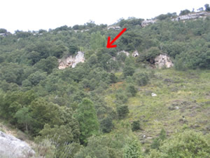 localizacion de la cueva