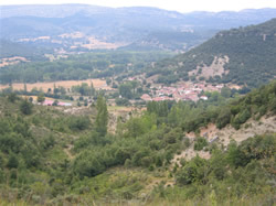 vistas desde encima de la cueva